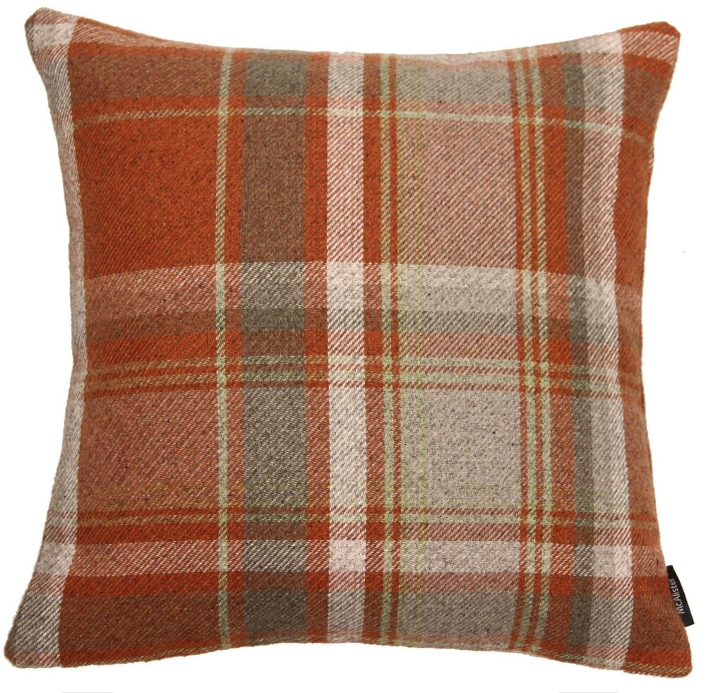 9233 Heritage Tartan Decorative Throw Pillow Cover Case 20x20 Inches